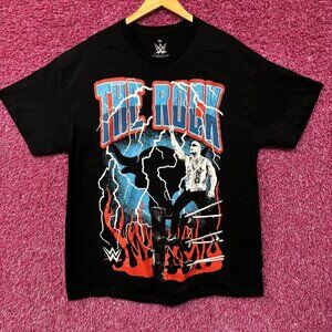 WWE Dwayne The Rock Johnson "The Final Boss" T-Shirt XL